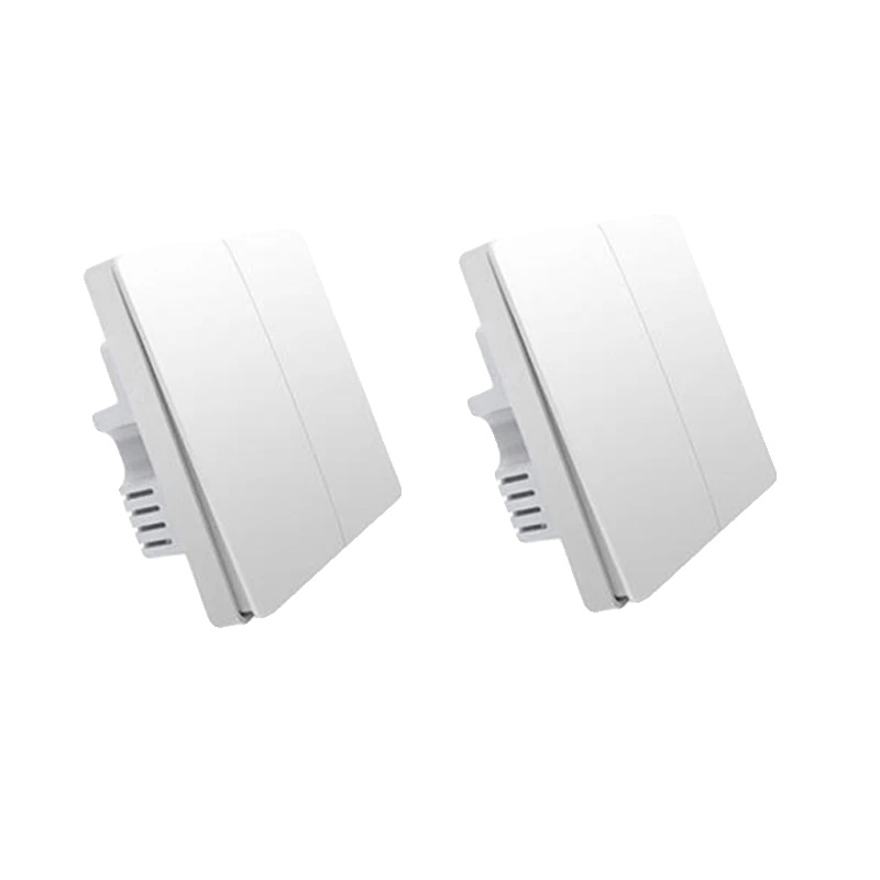 Intelligenter Wandschalter, Zigbee-kompatibel, Drahtlose Fernbedienung, 2 Schalter Mit Neutralleiter Und 2 Tasten