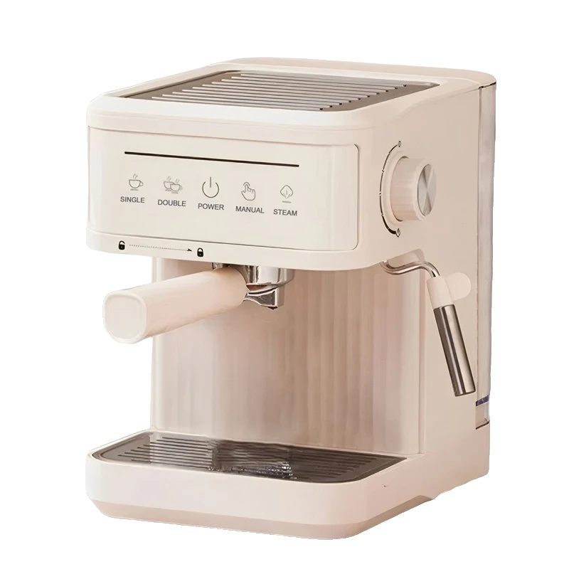 Espressomaschine, 20 Bar Pumpendruck, Abnehmbarer Wassertank, Weiss