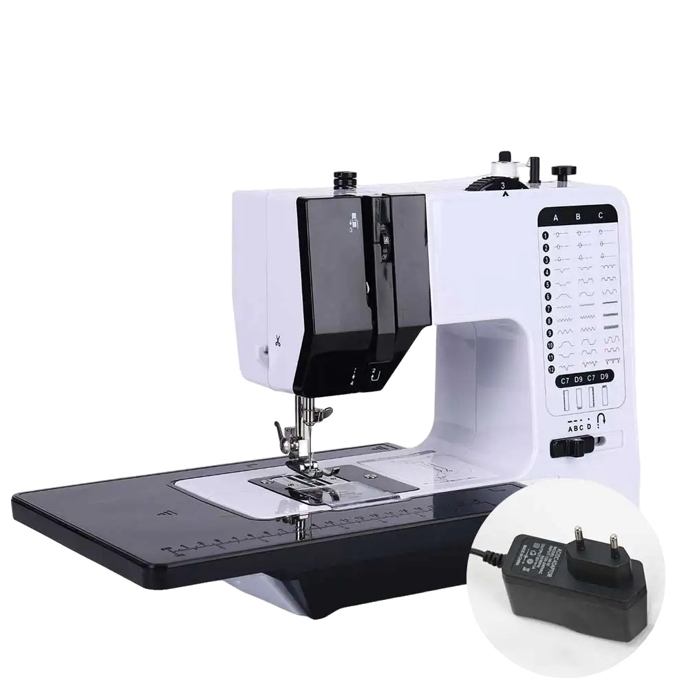 Nähmaschine, 38 Stichprogramme, Tragbares Design, Eu-maschine Und Tisch