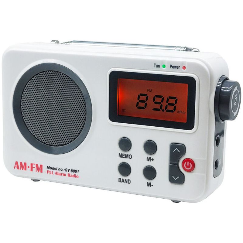 Badezimmerradio Mit Lautsprecher. Hochwertiges Am/fm-radio Für Zuhause, Senioren, Anspruchsvolle Und Mobile Nutzung.