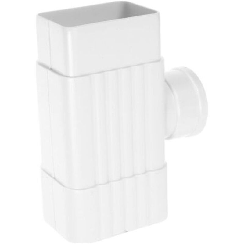 Dachrinnenformstück, Y-verbinder Für Pvc-fallrohre, Weiß, Zubehör Zur Regenwasserableitung, Erweiterungsset Für Pvc-entwässerungssysteme, Robuste Außenmontage