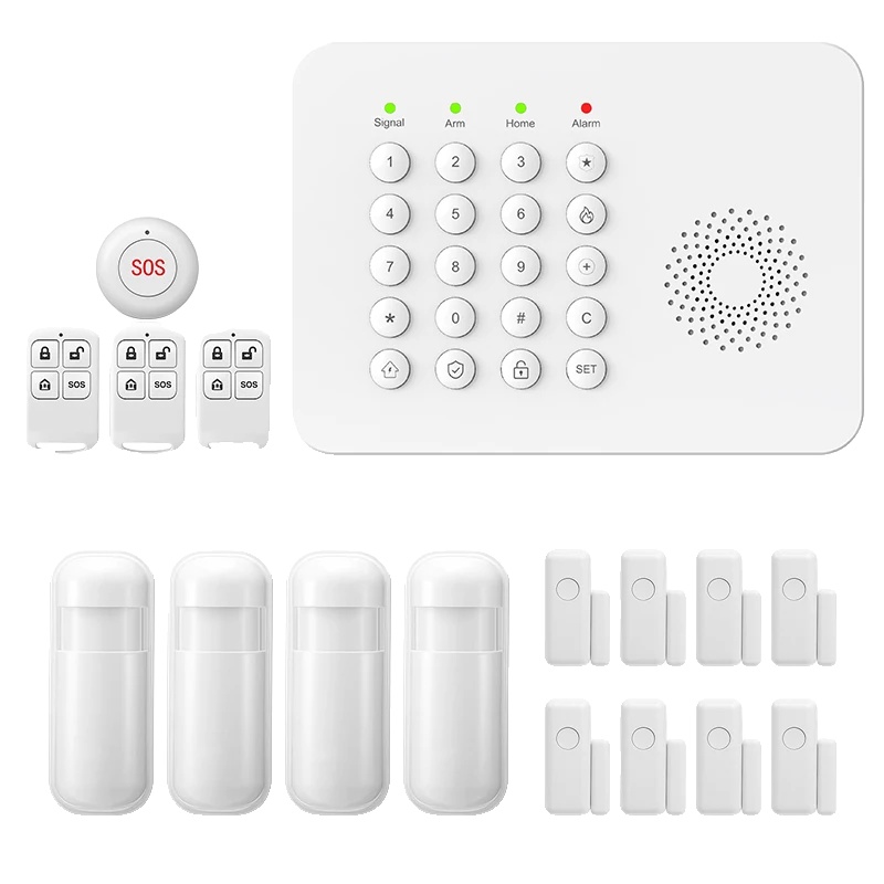 Sicherheitssystem, Drahtlose Verbindung, Smart-home-kompatibilität, Gsm A02 E-kit, Eu-stecker