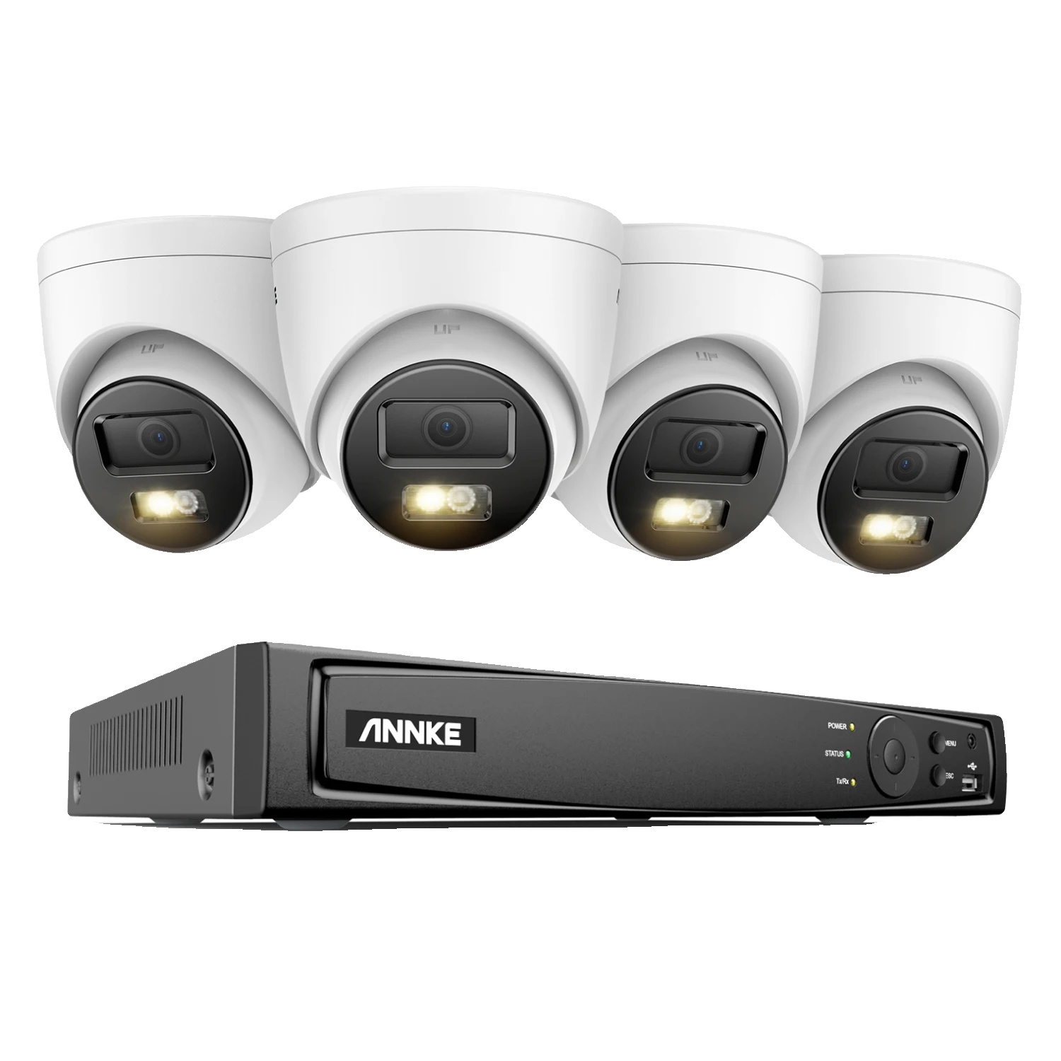 Sicherheitskamerasystem, Ultra Hd 12 Mp, Nachtsicht, 4 Stück 12 Mp Typ 1, Nr.