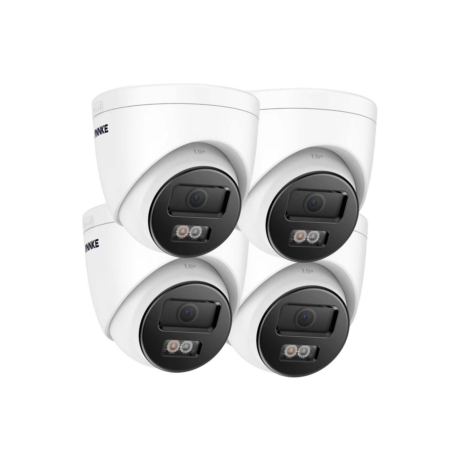 Netzwerkkamera, 8 Mp Auflösung, Intelligente Dual-lichterkennung, 4 Stück I91dm