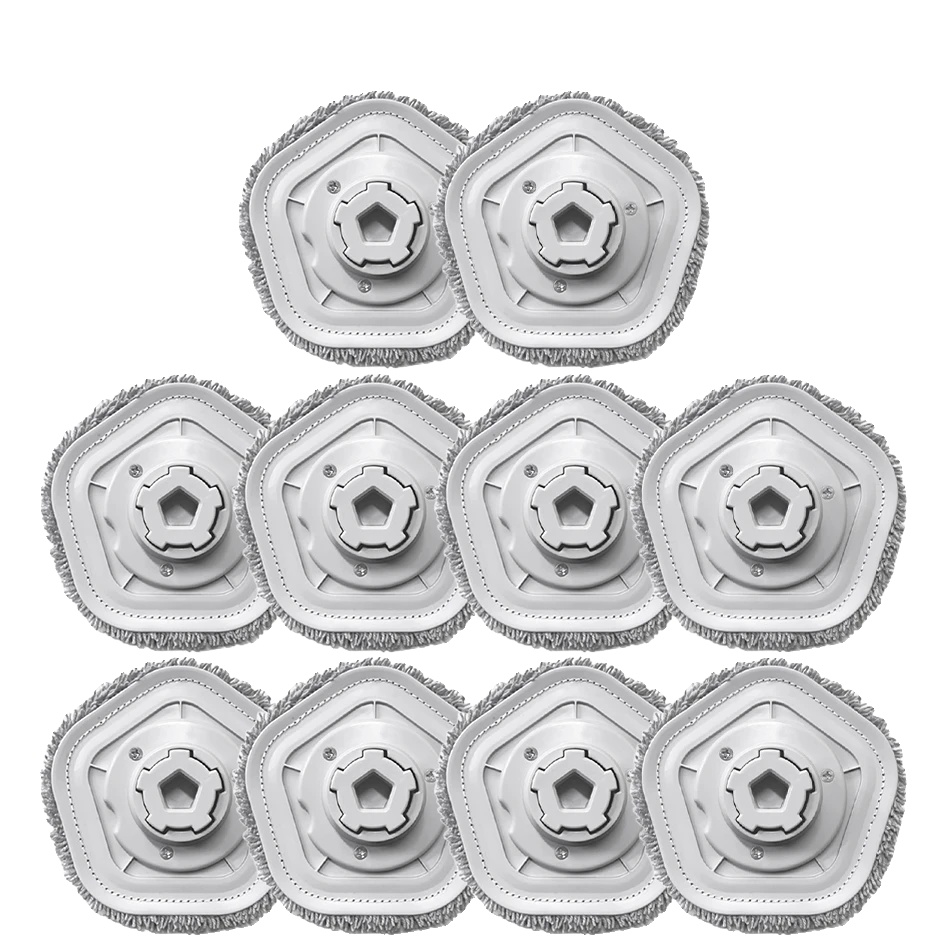 Zubehör Für Saugroboter, Hepa-filter, Ersatzbürsten Und Reinigungstücher, 10 Stück