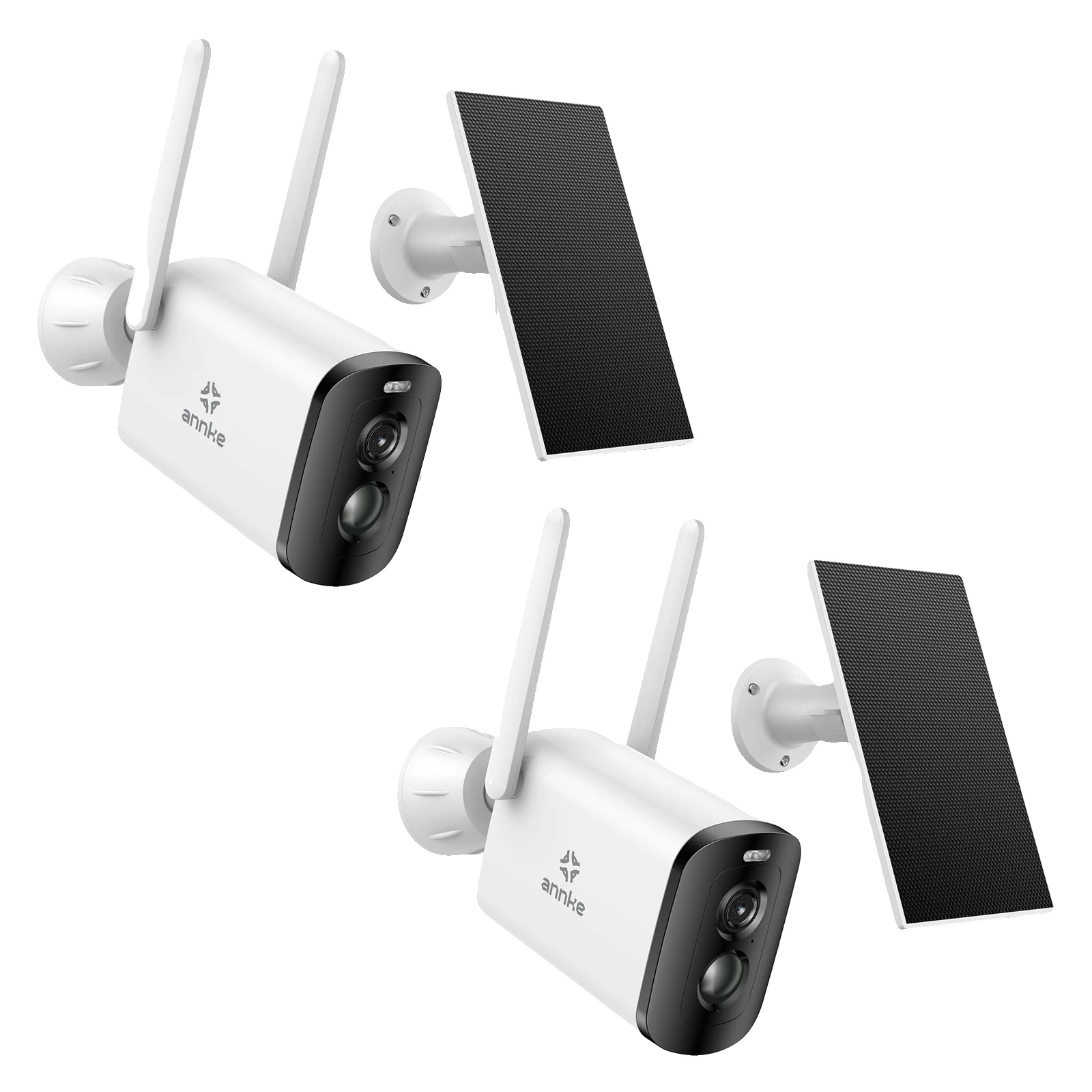 Wlan-überwachungskamera, 4 Mp Auflösung, Drahtlose Verbindung, 5200 Mah Akku, I81bl 2 Stück