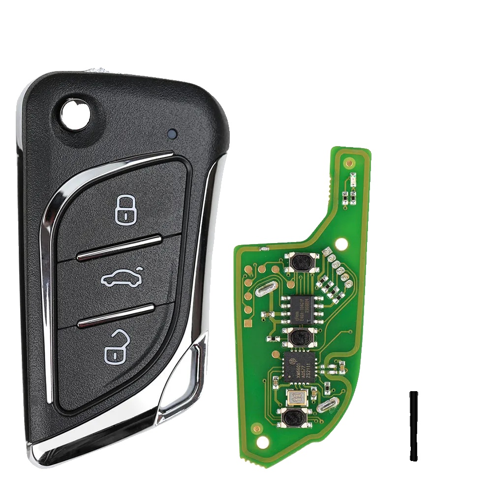 Fernbedienungsschlüssel, Kompatibel Mit Vvdi-werkzeugen, Qualitätsgeprüft, Weiss, 3-a