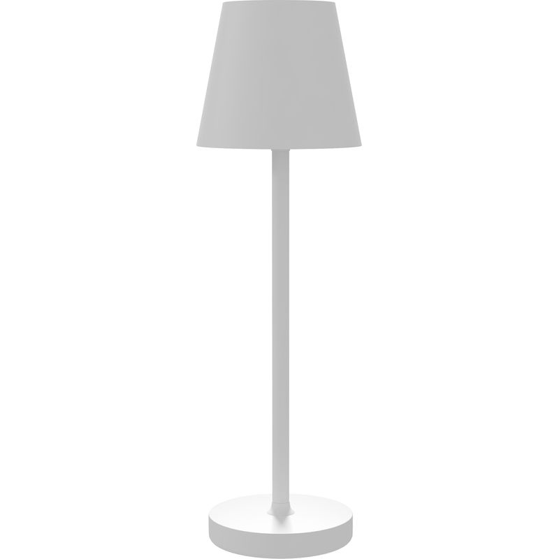 Kabellose Led-tischleuchte Mit Usb-c-anschluss, 3 Farben, Ø 11,2 X 36,5 Cm, Weiß