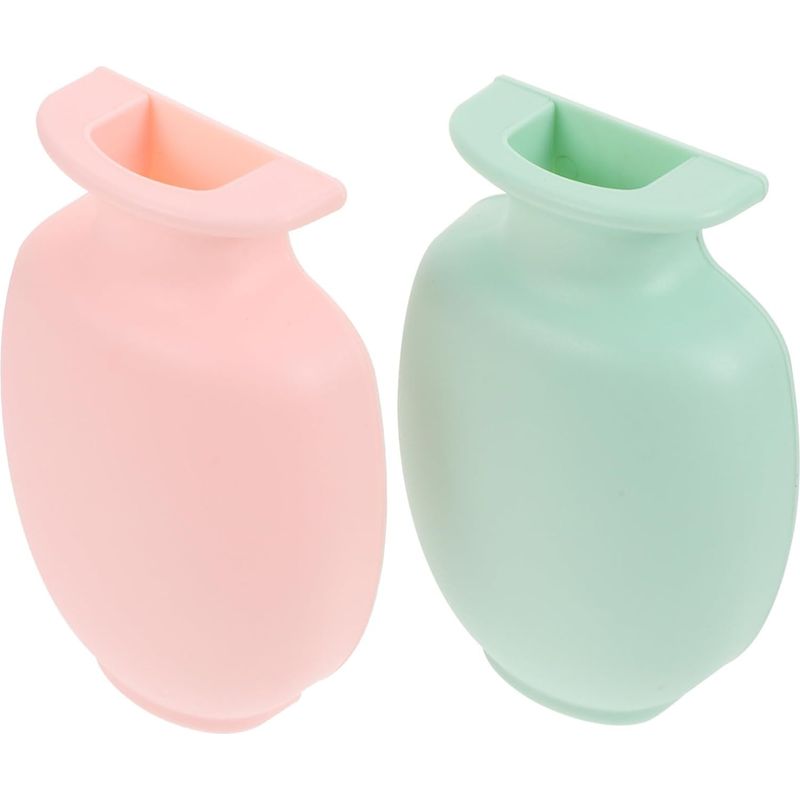 Set Mit 2 Wiederverwendbaren Silikon-wandtöpfen Für Kleine Pflanzen Und Blumen, Schlafzimmer, Wohnzimmer