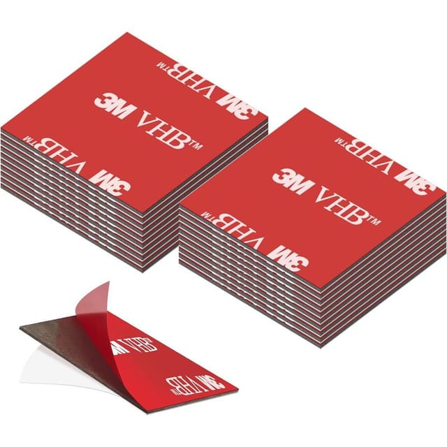Extra Starke Doppelseitige Klebepads, Wasserfeste Doppelseitige Klebepads Für Zuhause Und Büro, Quadratisch – 30 Mm X 30 Mm, 20 Stück