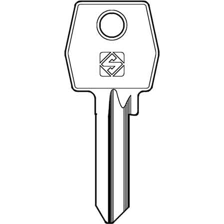 Messingschlüssel Für Zylinder Cb80 - Corbin