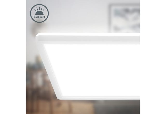 B.k.licht - led Panel 42x42 cm - 22W, 3000lm, flach, backlight, neutralweiß, weiß