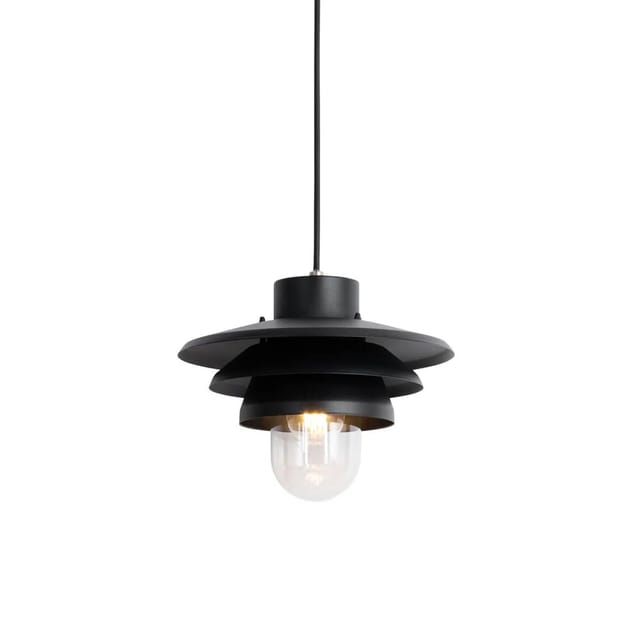 Design-Außenpendelleuchte schwarz IP44 - Morty