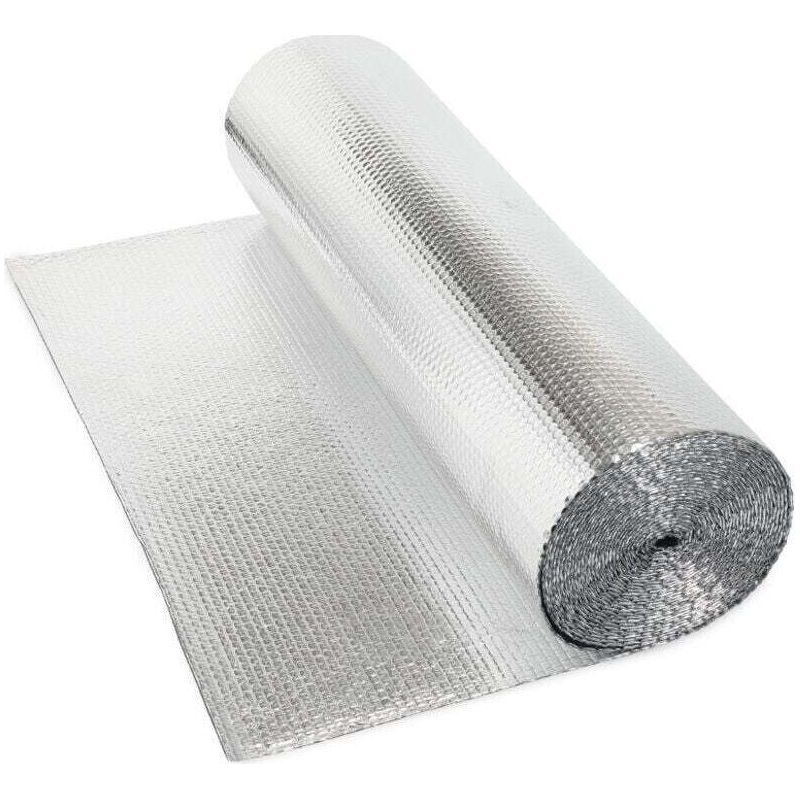 Ceraplaque-dichtung, Alovze Kesselisolierplatte, Doppelseitige Aluminisierte Isolierfolie, Wärmereflektierend, Flexible Isolierfolie, 1 X 10 M 3-4 Mm (10 M²)