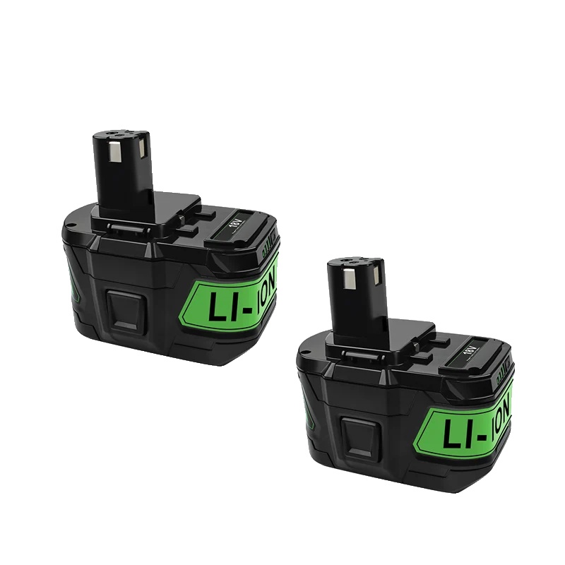 Ersatzakku, Lithium-ionen, 18 V, Kompatibel Mit Ryobi, 2 Stück 9,0 Ah