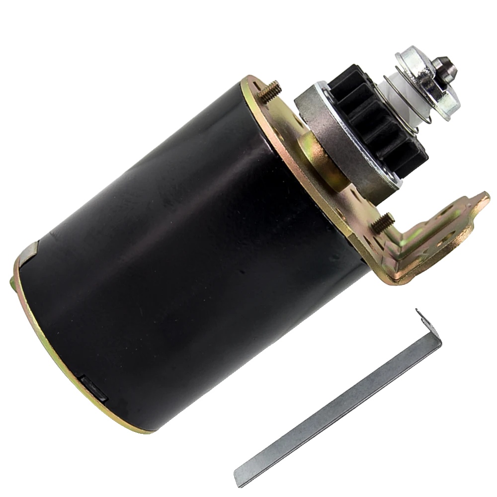 Anlassermotor Für Elektrorasenmäher, 12 V, 165 Mm Länge, 16 Zähne, Ritzeldurchmesser 1,598 Zoll, Legierung