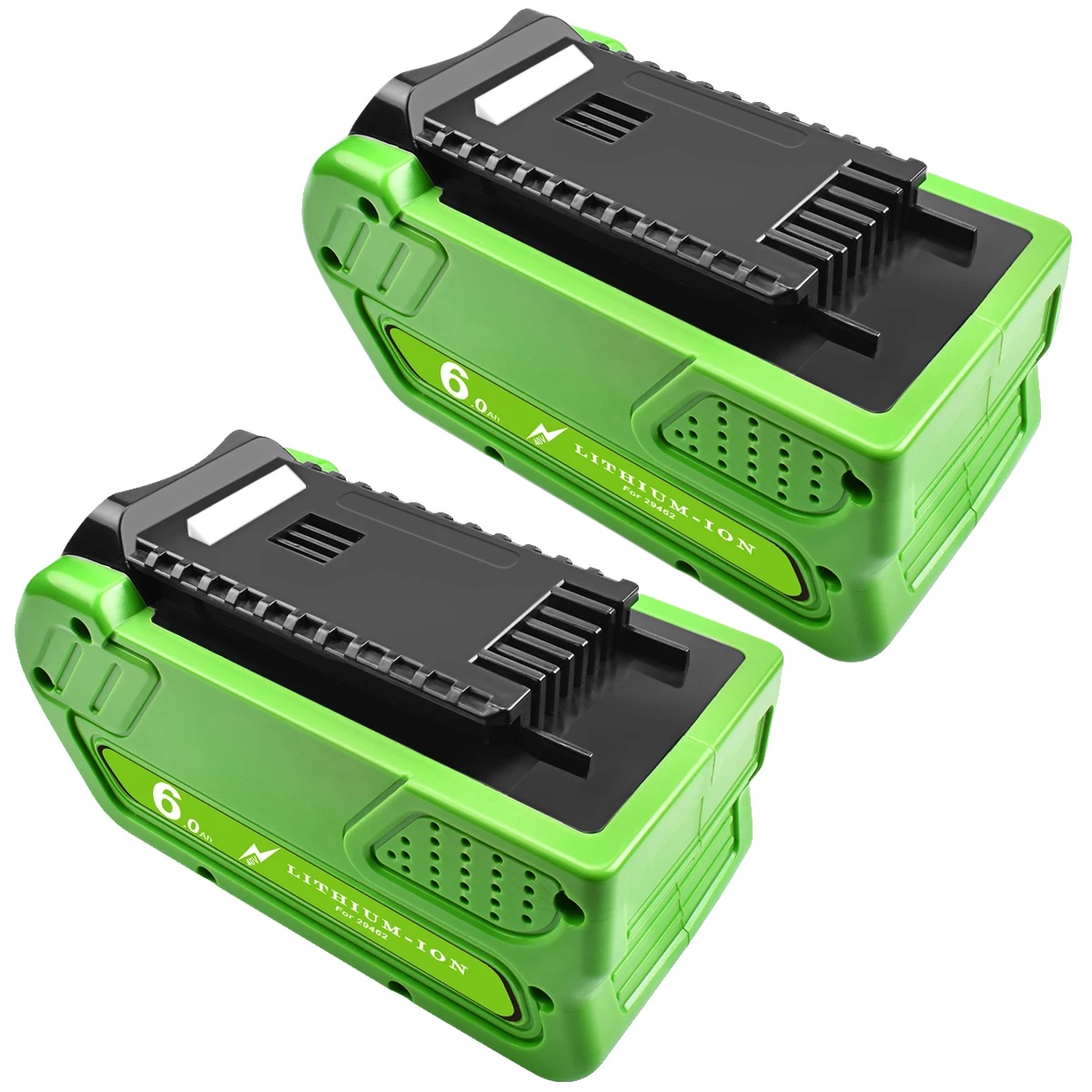 Lithium-ionen-akku, 6000 Mah Kapazität, Kompatibel Mit Greenworks G-max, 2 Akkus