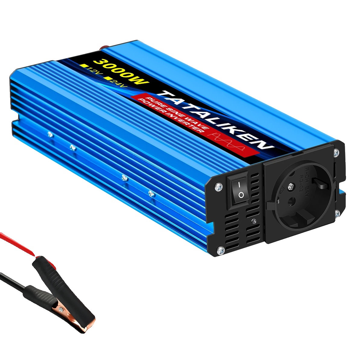 Wechselrichter, Dc/ac-wandler, Hocheffizient, 3000 W, 12 V