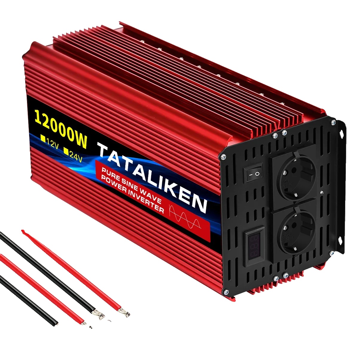 Wechselrichter, 1000 W Nennleistung, Ce-zertifiziert, 12 V, 12000 W, 50 Hz, Eu-a