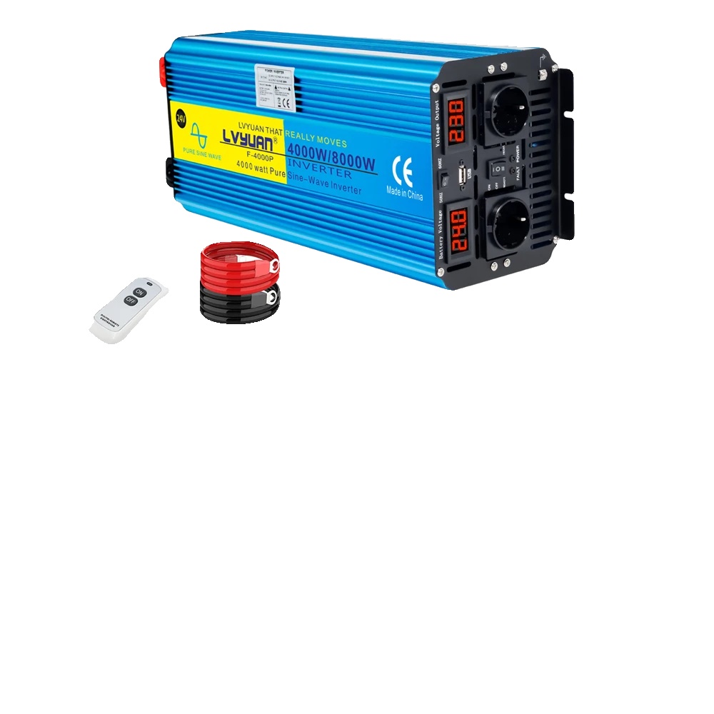 Wechselrichter, Reine Sinuswelle, Fernbedienung, 24 V/230 V (eu)