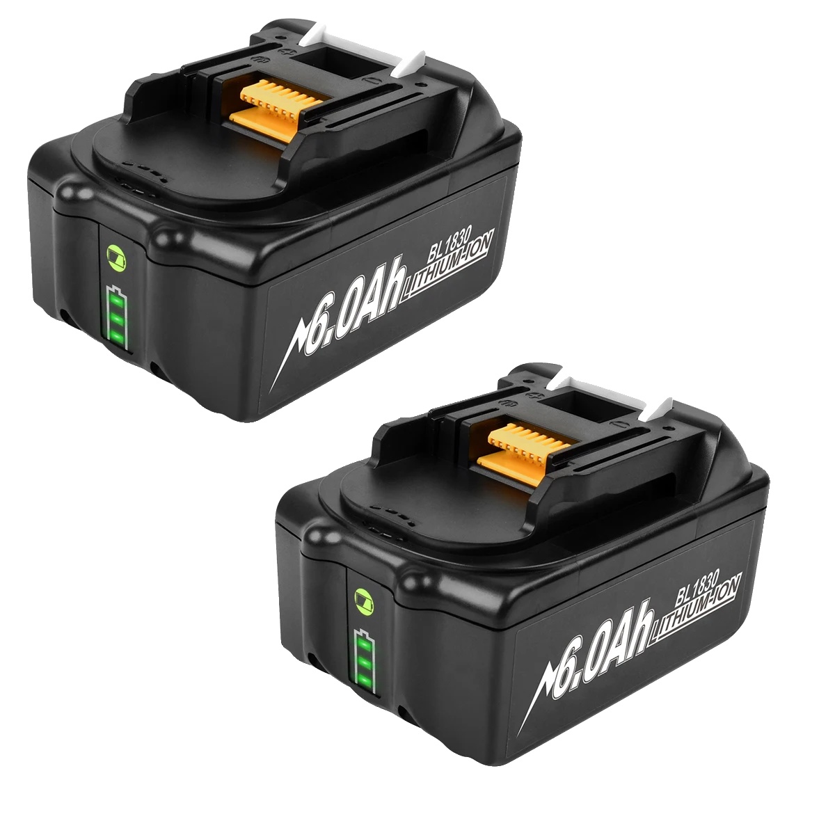 Ersatzakku Für Elektrowerkzeuge, 9000 Mah Kapazität, 18 V Spannung, 2 X 6,0 Ah Akkus