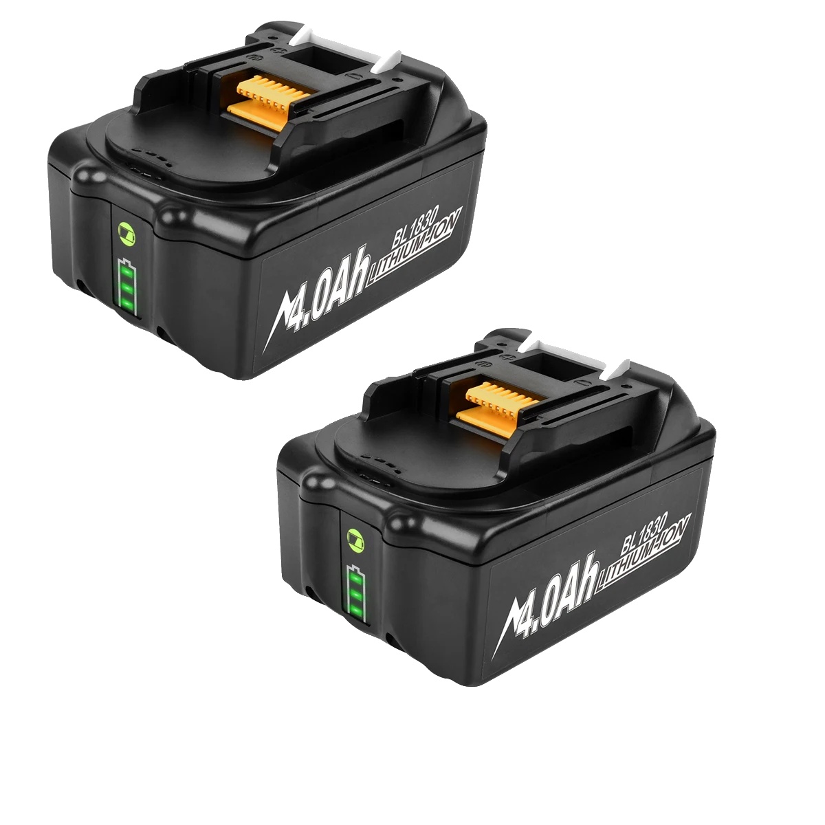 Ersatzakku Für Elektrowerkzeuge, 9000 Mah Kapazität, 18 V Spannung, 2 X 4,0 Ah Akkus