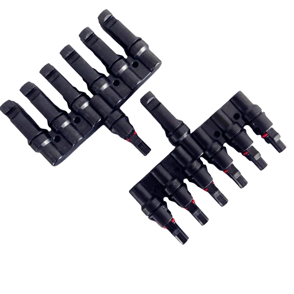 Adapter, Solarmodulanschluss, Parallelschaltung, 1 Paar 6-in-1-adapter