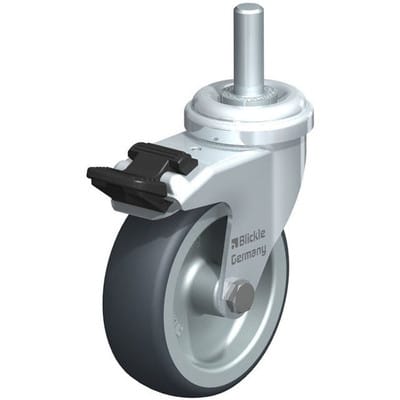 Blickle 307124 lra-tpa 75G-FI-GS10 Lenkrolle mit Feststeller Rad-Durchmesser: 75 mm Tragfähigkeit (m