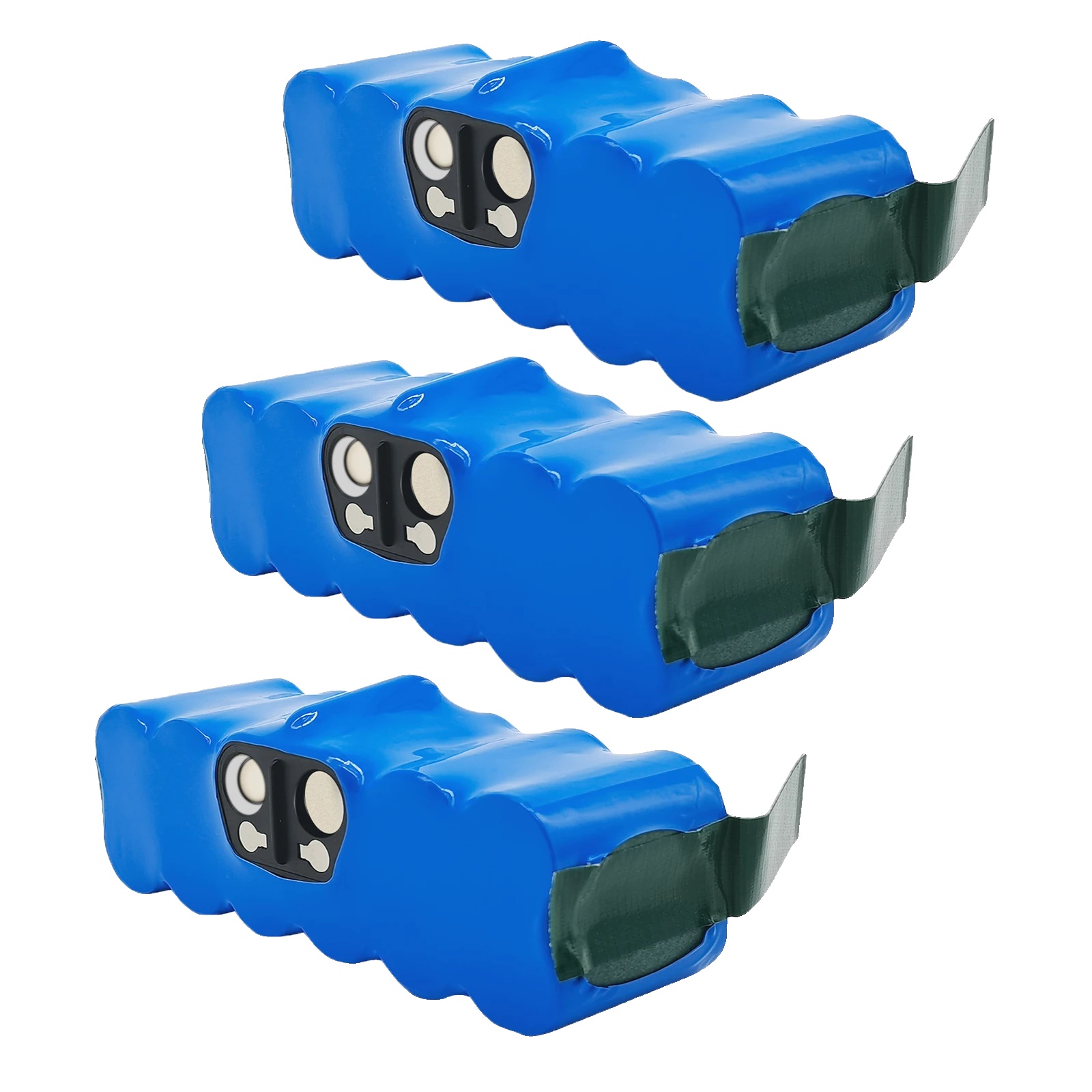 Akkubetriebener Staubsauger, 5000 Mah Kapazität, Wiederaufladbar, 3 Stück, 5,0 Ah Li-ionen-akku