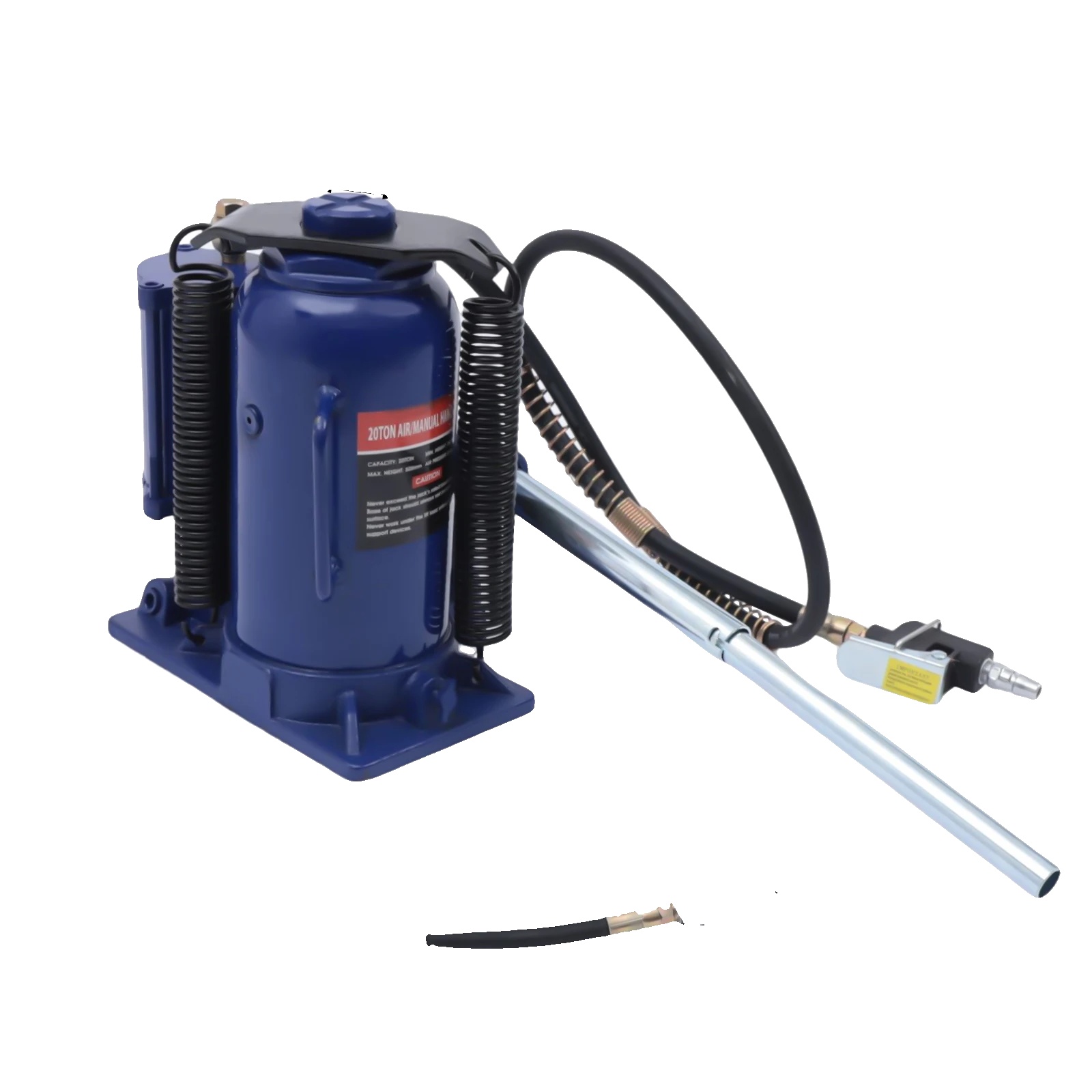 Pneumatischer Wagenheber, 20 Tonnen Tragkraft, Zweifach Betätigbar, Blau
