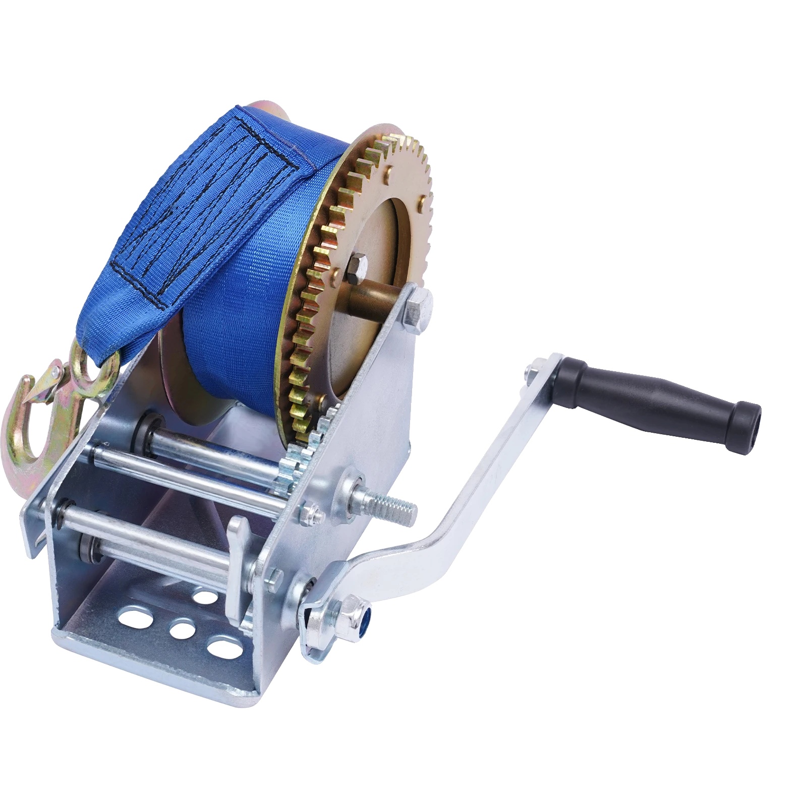 Handwinde, 10 M Seil, 3500 Lbs Tragfähigkeit, Blau