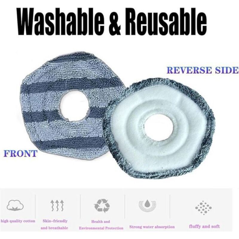 Eufy X10 Pro Wischmopp-pad – 6er-pack – Waschbar Für X9 Pro Roboter – Wiederverwendbares Pad