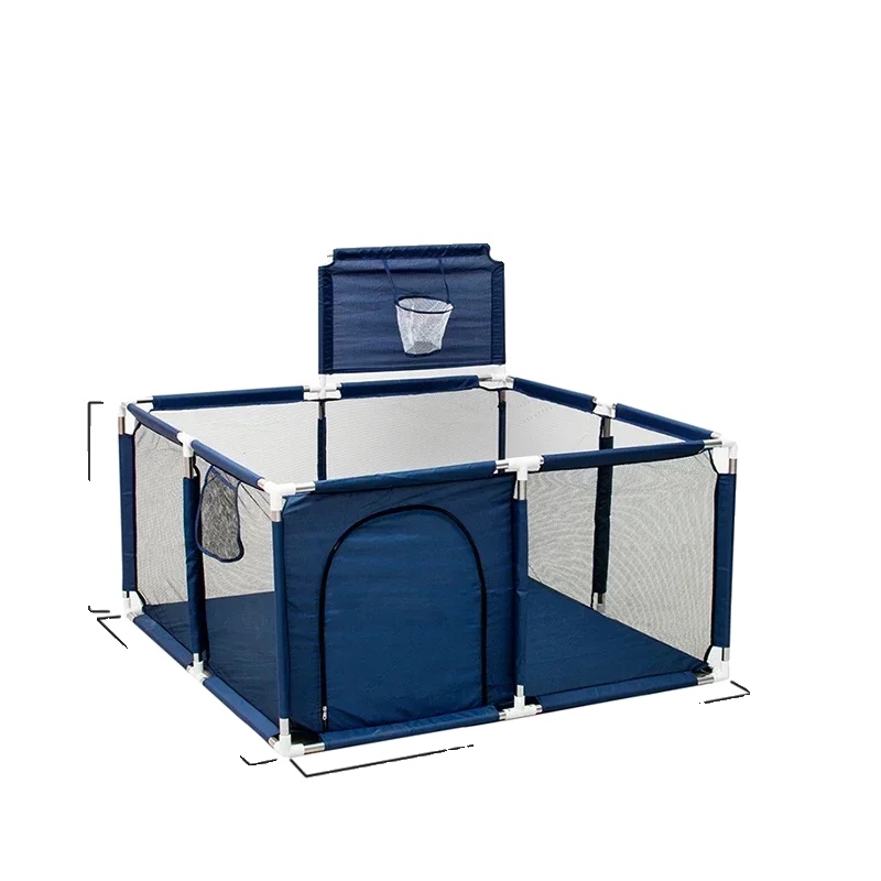 Park, Robuste Metallkonstruktion, Verbesserte Sicherheitsmerkmale, Blau