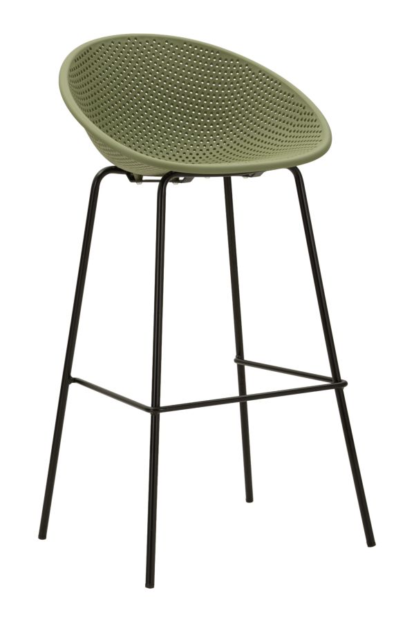 Ibiza Grüne Barhocker-set, 2 Stück, 50 X 50 X 98 Cm (sitzhöhe 75 Cm)