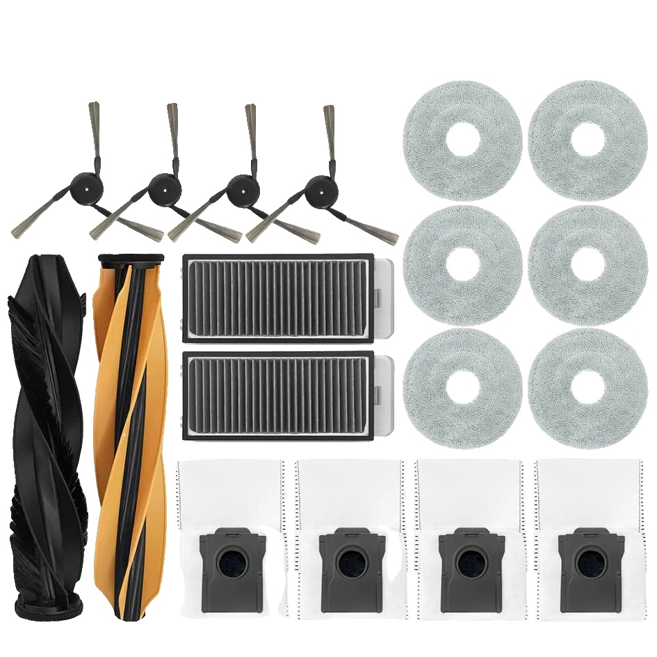 Staubsaugerteile, Hocheffiziente Filtration, Einfache Installation, Braun