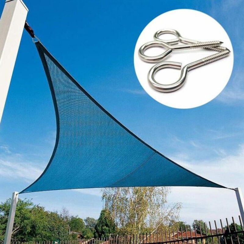 M6 Edelstahl 304 Ösenschraube – 12er-pack – 80 Mm Ringschraube – Selbstschneidender Rundhaken