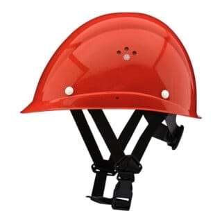Maststeigerhelm, karminrot