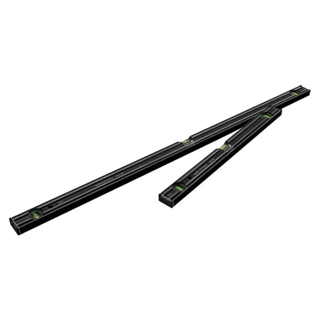 Stabila - Wasserwaagen-Set 80 AS-2 Dark Shadow, 2-teilig, 60 cm, 120cm, Aluminium