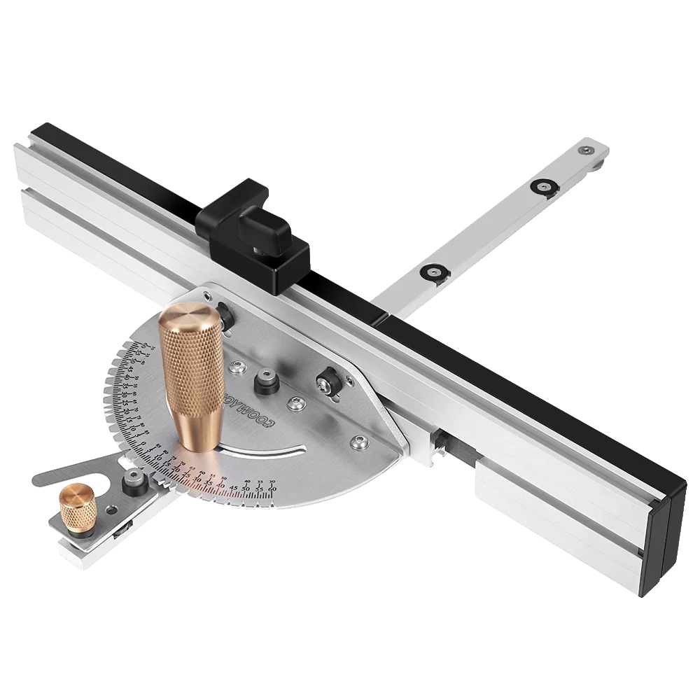 Schneidführung, 450 Mm Lang, 3/4" Breiter Schlitz, 6 Mm Schraubengröße, Konstruktion Aus Aluminium Und Kunststoff, Kompatibel Mit Verschiedenen Sägen