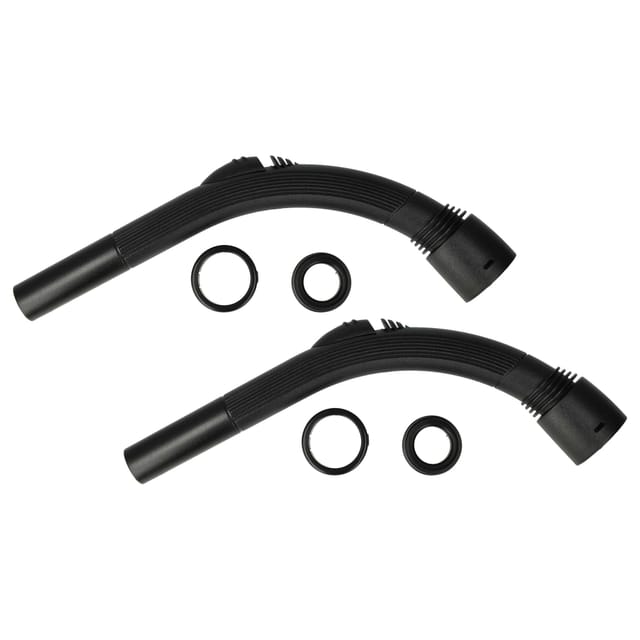 2x Griff kompatibel mit Dirt Devil M5083, MA5035 Staubsauger - Handgriff, Ersatzteil, 32 mm Anschluss, 37,1 cm Lang - Vhbw