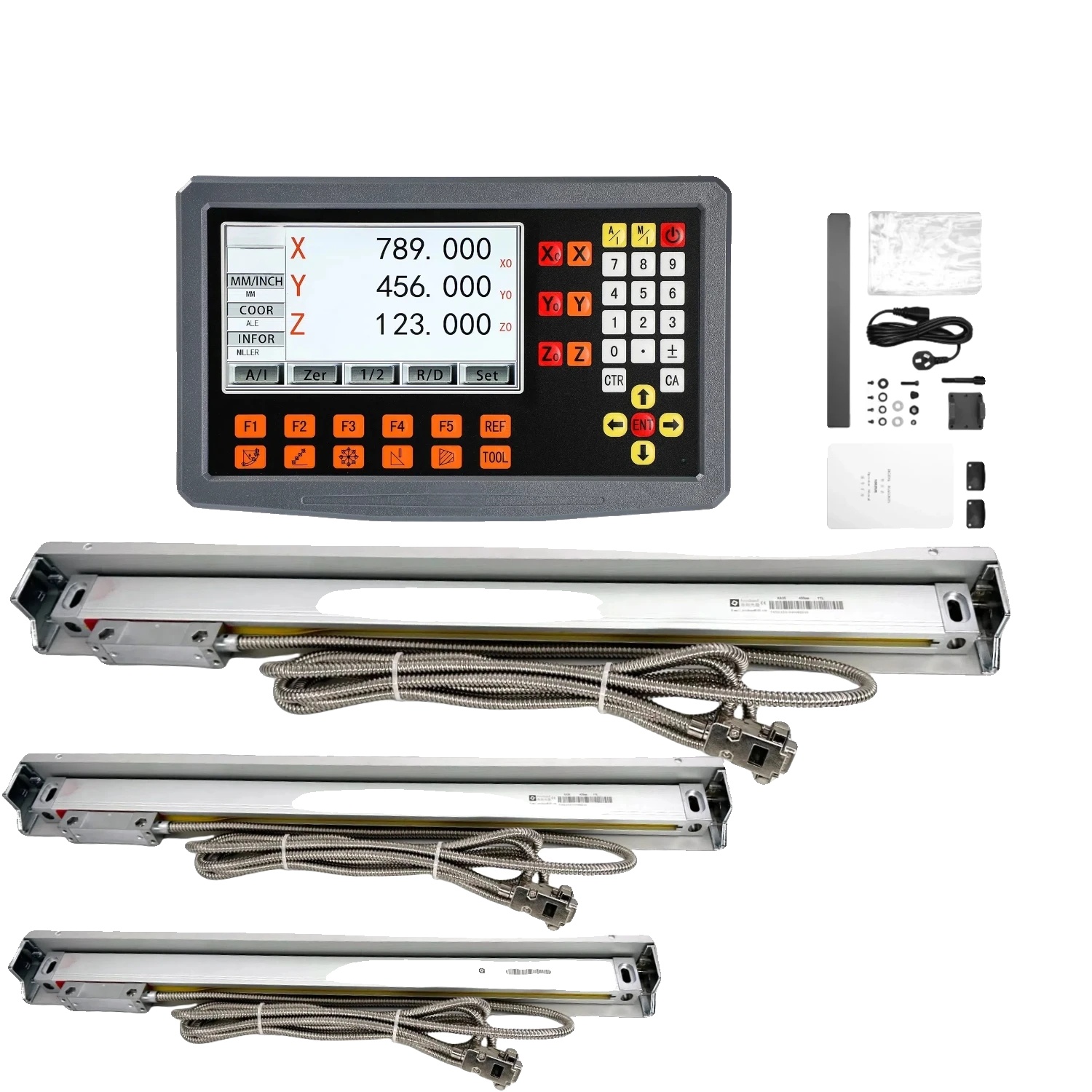 3-achsen-dro-kit, Hochpräzises Display, Vielseitige Maschinenkompatibilität, 5µm Dro1-kit
