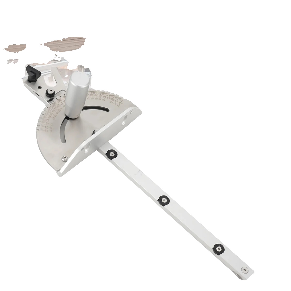 Schneidführung, Aluminiumlegierung, Kompatibel Mit 3/8" X 3/4", Verstellbare Winkelanschläge, Arretierbarer Schwenkbereich, Hochpräzise Konstruktion