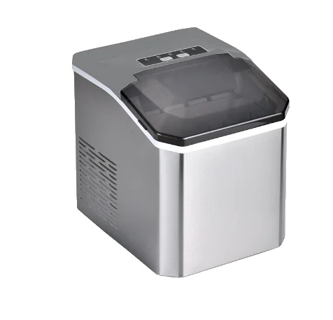 Eismaschine, Schnelle Eisproduktion, Benutzerfreundliches Design, Grau, Eu