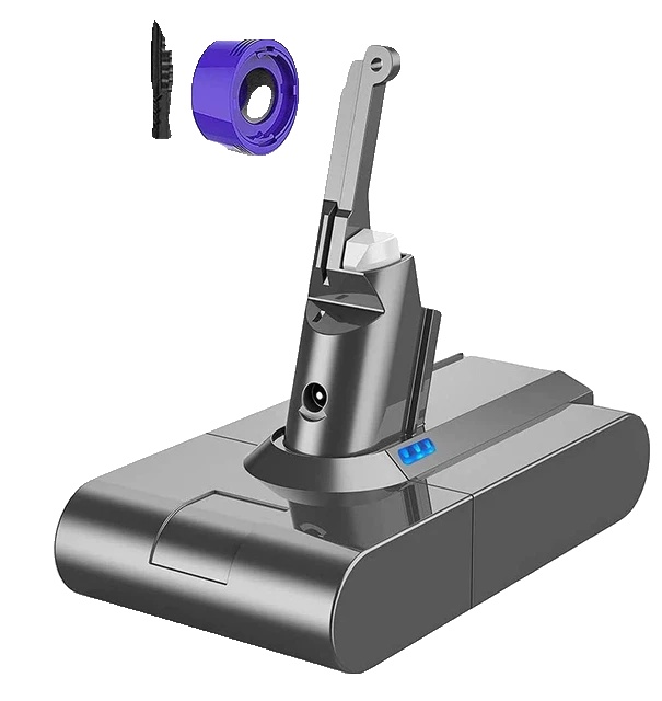 Staubsaugerakku, Hohe Kapazität, Benutzerfreundliches Design, 2er-set