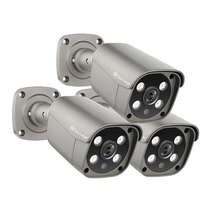 Sicherheitskamera, 5-megapixel-auflösung, Zwei-wege-audio, 3 X 5-megapixel-kameras, 3,6-mm-anschluss