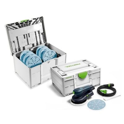 Exzenterschleifer ets ec 150/5 eq-sys GR,incl. Zubehör, Systainer - Festool