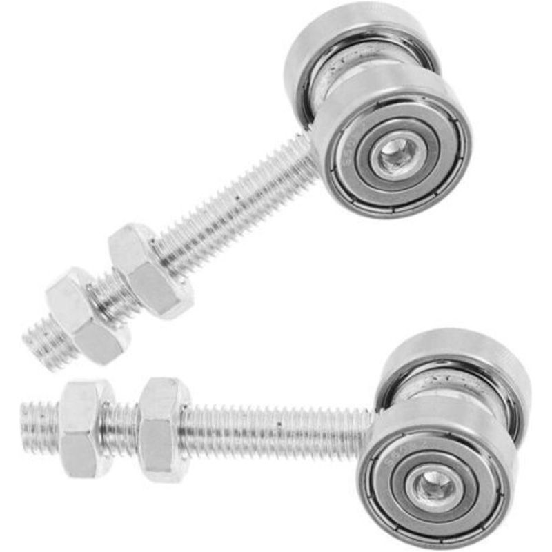 Schiebetürschienen-set Mit 2 Schiebetürrollen Mit Doppellagern, Durchmesser 24 Mm, Robuste Stahl-hängerollen Für Schiebetüren An Scheunen Und Schränken, Ersatzteile