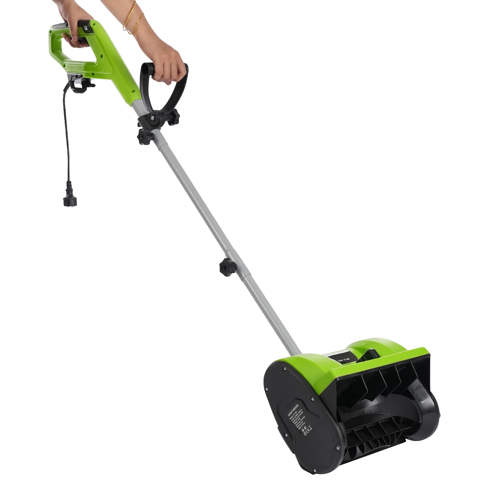 Elektrische Schneefräse, 1200 W Leistung, 30 Cm Räumbreite, Elektrisch
