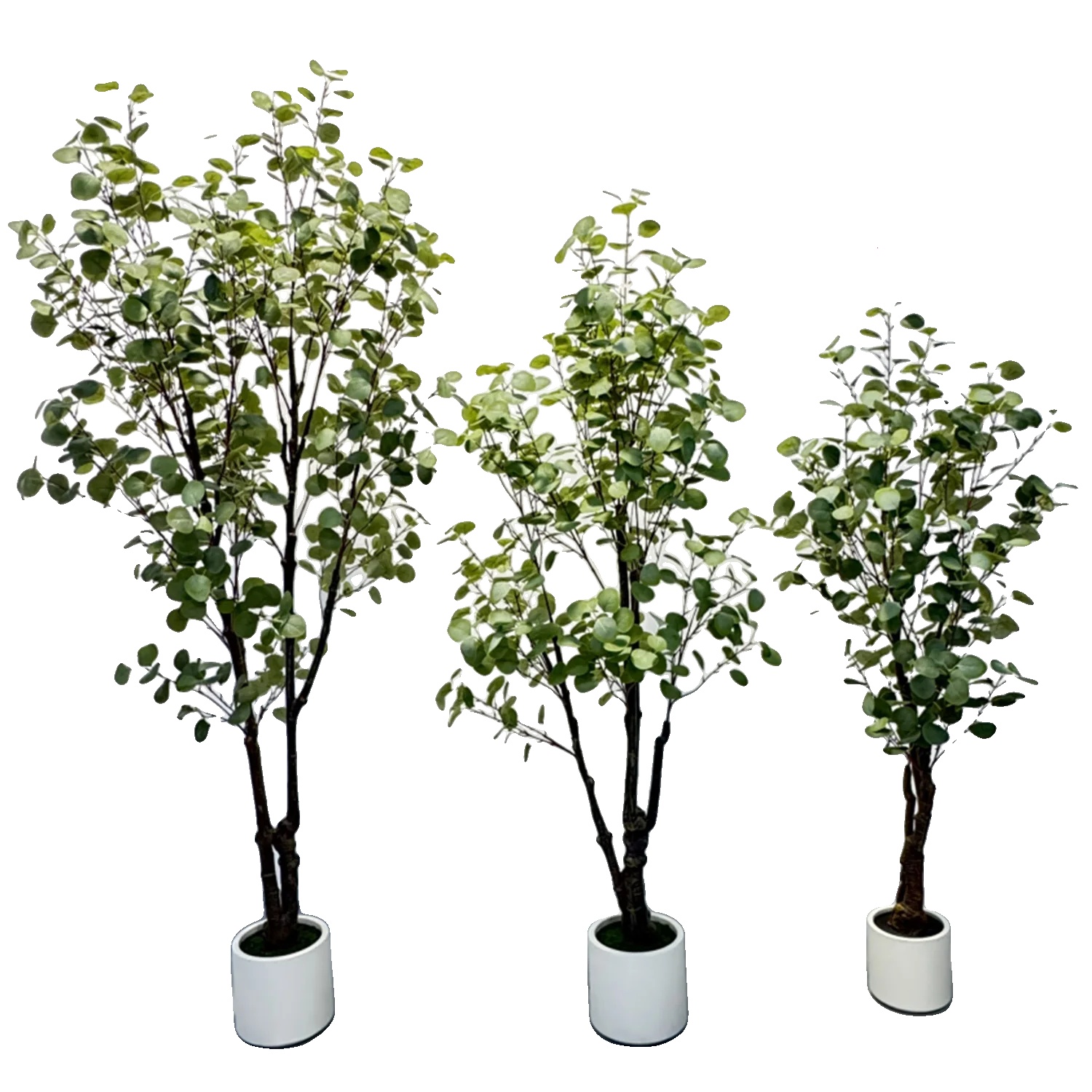 Künstlicher Eukalyptusbaum, Led-beleuchtung, Topfpflanze, Grün, 180 Cm