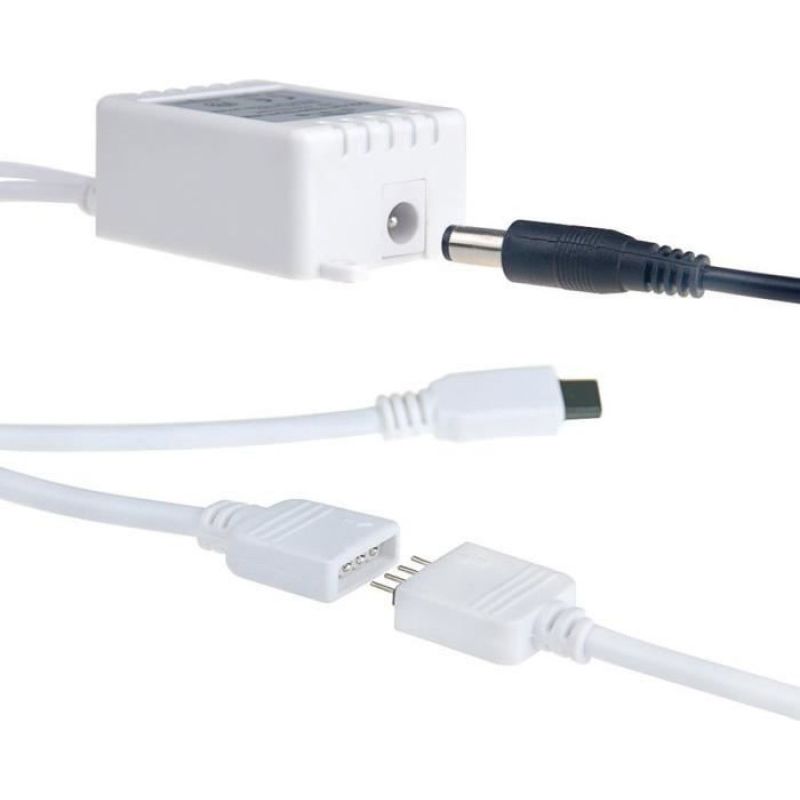Marchelec 3528 Rgb 300 Led-streifen – 5 M – Wasserdicht – 44-tasten-fernbedienung – 12 V 2 A Netzteil